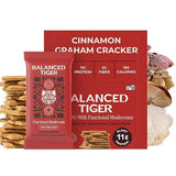 Balanced Tiger Vegan Protein Bars | Plant Based Protein Bars w/Functional Mushrooms - Lions Mane, Shitake, Reishi & Maitake | Peanut Butter Banana