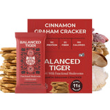 Balanced Tiger Vegan Protein Bars | Plant Based Protein Bars w/Functional Mushrooms - Lions Mane, Shitake, Reishi & Maitake | Peanut Butter Banana
