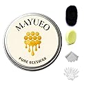 Mayueo 100ml-Beeswax Furniture Polish,Wood/Leather Conditioner + Polishing Tools- Natural Wood Polish with Sweet Orange Oil - Non-Toxic