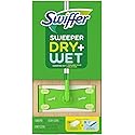 Swiffer Sweeper Dry + Wet sweeping Kit (1 Sweeper, 14 Dry Cloths, 6 Wet Cloths)