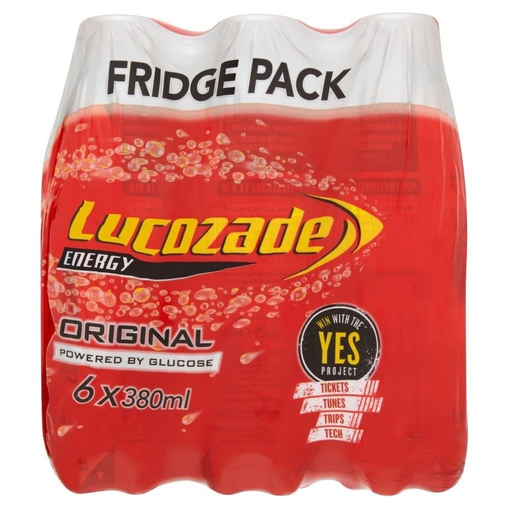 Lucozade Energy Original (6x380ml) - Pack of 2