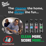 DadMode Home Surface Cleaner | 1000 Uses | Streak-Free Multi-Surface Cleaner | 3-Pack Refill | Kitchen, Bathroom & Household Spray | Sandalwood
