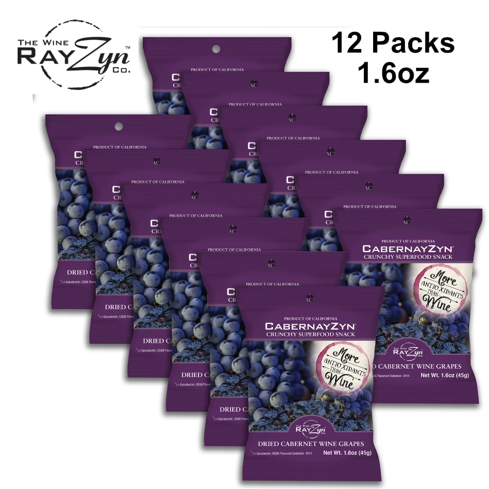 Wine RayZyn® CabernayZyn® | Nature's Most Antioxidant-Rich Superfood for a Healthy Heart and Life | Made from Dried California Cabernet Wine Raisins®|