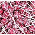 Red Raspberry Red Lollipops, Red Tootsy Pops (1 Pound)