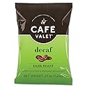 Café Valet DECAF Dark Roast Single Serve Coffee Packets - 84 Count - For Use with Café Valet Single Serve Cofee Makers - Disposable Brew Basket