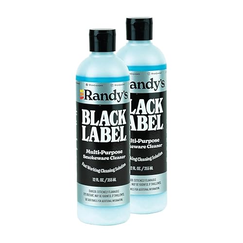 Randy's Black Label Cleaner - (12 fl oz) - Best Multipurpose Surface Cleaning Solution for Glass Tops, Metal and Ceramic Surfaces - Glass Top Cleaner