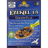 Food For Life Ezekiel 4:9 Organic Sprouted Grain Cereal, Golden Flax, 16-Ounce Boxes (Pack of 6)