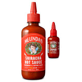 Melinda’s Sriracha Hot Sauce - Classic, Gourmet Sriracha Sauce Made with Fermented Red Jalapeños & Garlic - Keto, Vegan, Non-GMO and Gluten Free Hot