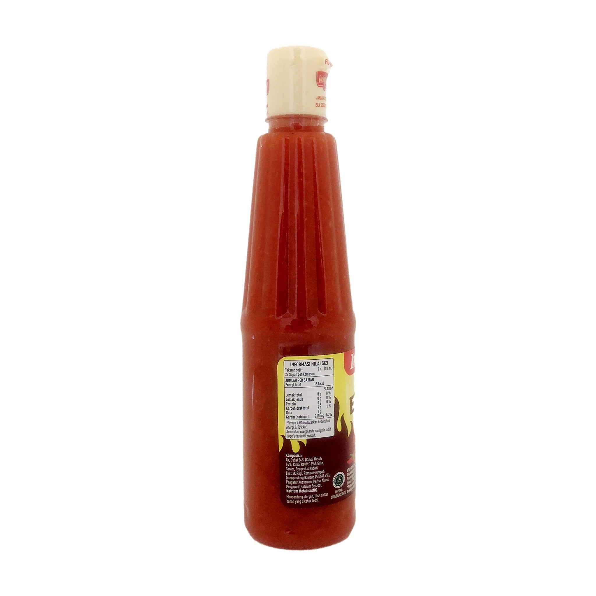 Indofood Sambal Extra Pedas - Chili Sauce, 275 ml (Pack of 1)
