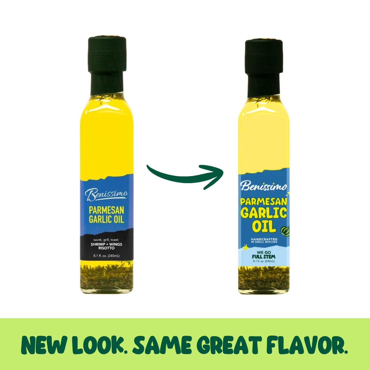 Benissimo Parmesan Garlic Herb Infused Oil, All Natural Gourmet Cooking Oil with Chef-Inspired Herbs, Ideal for Dipping, Marinades, Sautéing