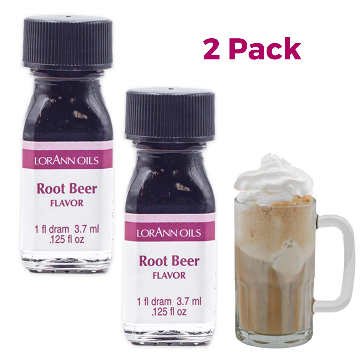 LorAnn Oils Super Strength Flavoring - Used For Candy Making, Flavoring, Baking, Hard Candy, & Flavor Oils - Bold, Natural Flavors 4X Stronger Than