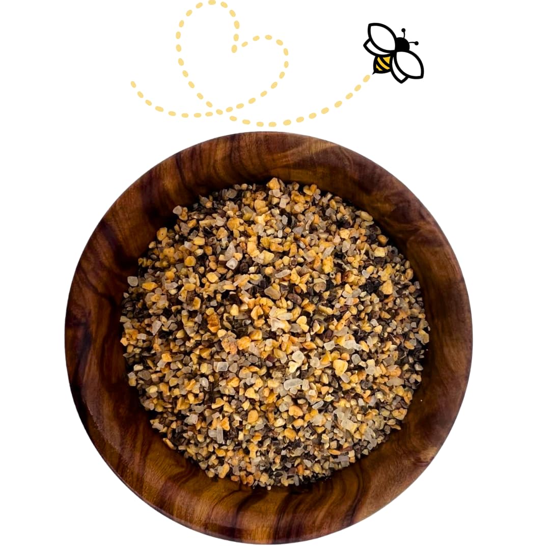Raw Essentials Texas Pit Oak Smoked Garlic Pepper Salt - Steak and Chop Seasoning - Great on Beef, Chicken, Pork and Vegetables - Vegan, Paleo