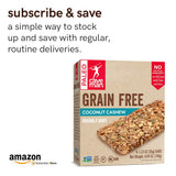 Caveman Foods Grain-Free Granola Bar Coconut Cashew 4 Count Box (Pack of 3)