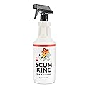 Scum King Drain Cleaner | Fast-Acting Clog Remover & Deodorizer - Liquid Sink, Shower & Garbage Disposal Unclogger | Remove Organic Scum, Hair