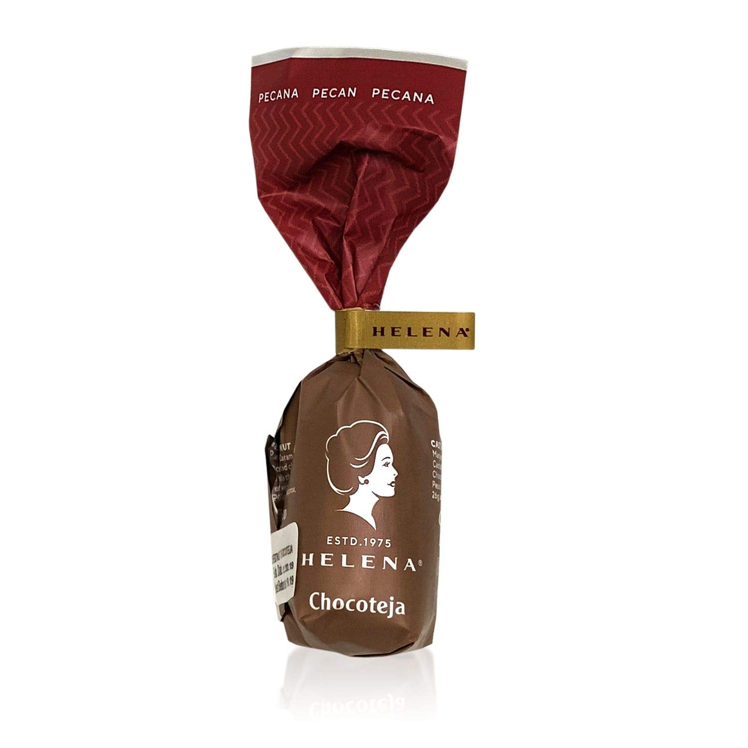 Helena-Chocolatier Chocotejas Pecana 26g | Peruvian Pecan Chocotejas 6 Pack Box