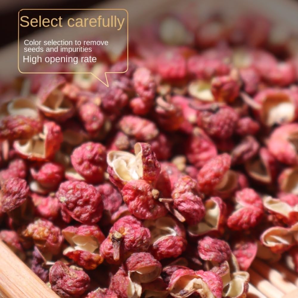Zercumm Canned Red Flowers Dry Pepper Bottled New Goods Extra Tingly Special Flavor Dahongpao Tea Particles Pepper
