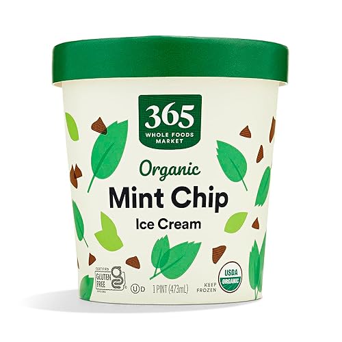 365 by Whole Foods Market, Organic Mint Chip Ice Cream, 1 pint