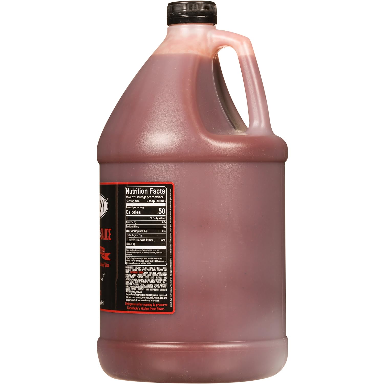 Cackalacky Cheerwine Sweet Sauce - 1 Gallon Jug - Bulk Sweet Sauce for Restaurants & Pitmasters