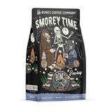 Bones Coffee Company Decaf S'morey Time, S'mores and Graham Crackers Decaffeinated Flavored Coffee, Medium Roast Low Acid Arabica Beans For Auto drip