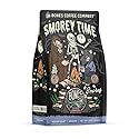 Bones Coffee Company Decaf S'morey Time, S'mores and Graham Crackers Decaffeinated Flavored Coffee, Medium Roast Low Acid Arabica Beans For Auto drip