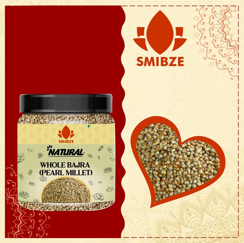 SMIBZE Natural Whole Bajra (Pearl Millet) 150 GM (Pack of 1) SMIBZE