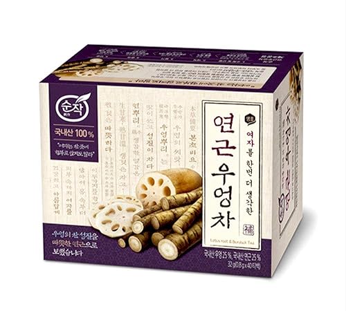 100% Natural Organic Tea 0.7g x 40 T / Tea bags (Lotus Root & Burdock Tea)