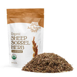 Halo Naturals Organic Sheep Sorrel Herb Cut & Sifted, 4 Ounces (Rumex acetosella) USDA Certified | Resealable Pouch| Packaged in The USA