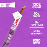 Chomps Grass-Fed and Finished Taco Beef Stick 8 Count, 1.15 OZ