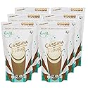 Cassava Flour (14 Oz x 6 Pack) | Gluten-Free, Non-GMO, Grain-Free, Paleo & Vegan Baking & Cooking Flour | Wheat Flour Substitute | Made From Fresh Raw