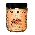 100% Pure Peanut Butter, Single Ingredient, No Salt, No Sugar, No Palm Oil, Double Sealed, No Additives, Vegan, Plant Based Protein, Premium Roasted