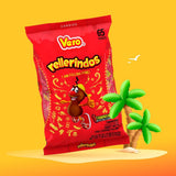 Vero Rellerindos - Tamarind Flavor Hard Candy (65 Units) - Authentic Mexican Candy, Individually Wrapped Hard Candy Pack Perfect for Parties, Piñatas