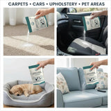 GLAT Group Enzyme-Powered Carpet Deodorizer (Powder) - Lavender | Natural Pet Odor Eliminator | Bio-Enzymatic Formula, Premium Performance, Eco