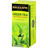 Bigelow Tea Green Tea with Pomegranate 28-Count Box (Pack of 1) Premium Green Tea with Pomegranate Rosehips Hibiscus Antioxidant-Rich All Natural