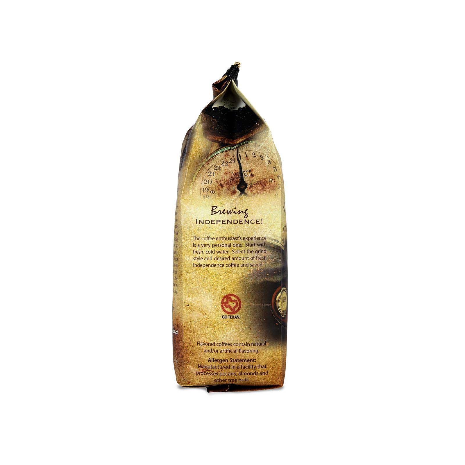 Independence Coffee Co. Jet Fuel Intense and Heavy Body, Dark Roast Ground Coffee, 12 Ounce Bag