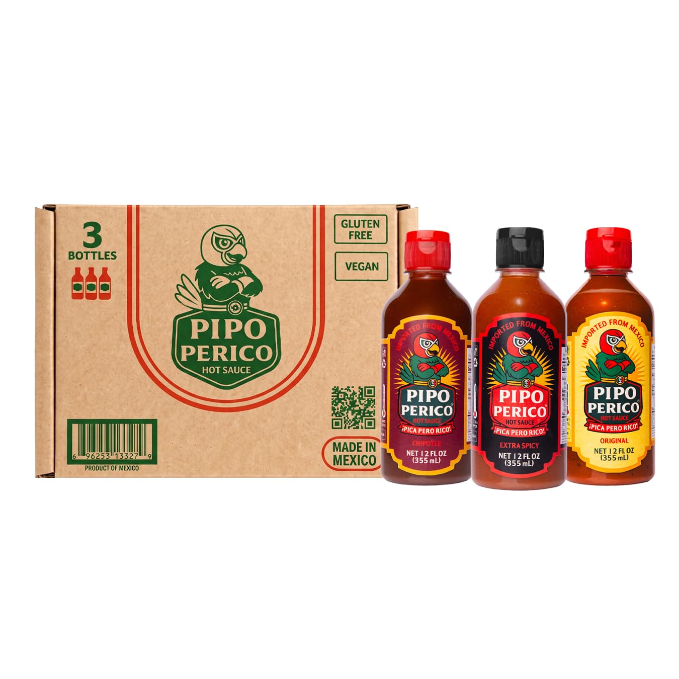 Pipo Perico Mexican Hot Sauce Sampler Pack