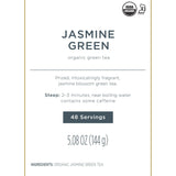 Tea Forte Jasmine Green Tea Event Box, Bulk Pack of 48 Pyramid Infuser Tea Sachets for All Occasions