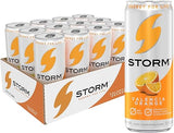 STORM Valencia Orange, Fitness & Wellness Energy Drink, 12 Fl Oz (Pack of 12)