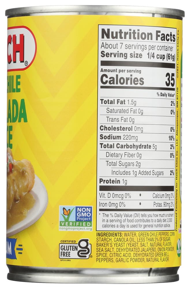 Hatch Green Chile Enchilada Sauce Medium Heat 15oz (2)