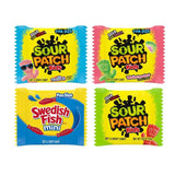 SourPatch Kids Variety Pack, Fun Size Individually Wrapped Candy for Party, 2lb Bag, LIVEBEAR Assortment.