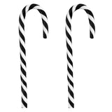 Bulk Cookies & Cream Candy Canes 48 Count Box - Individually Wrapped Chocolate Cookie & Cream Flavored Holiday Candy Canes - Festive Christmas Treats