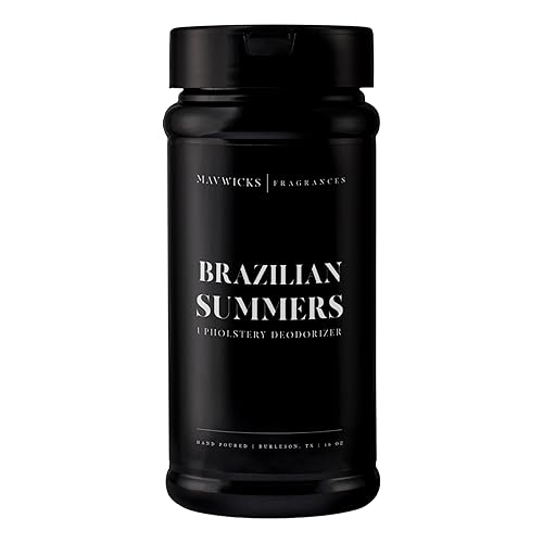 Mavwicks Fragrances - Upholstery Deodorizer (Brazilian Summers) 16 oz - Rug, Couch & Carpet Deodorizer - Vacuuming Powder, Pet Safe Carpet Freshener
