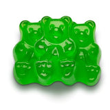 All City Candy Flavorful, Fresh & Soft 5 Pound Bulk Gummi Bear Candy Bags Individual Fruit Flavors World's Best Gummy Candy (Green Apple)