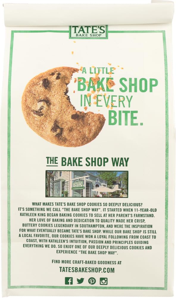 Tate's Bake Shop 6 Pack Gluten Free Chocolate Chip Cookies Tate's Exclusive