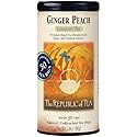 The Republic of Tea - Ginger Peach Black Tea, Caffeinated, 50 Count