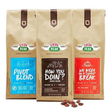 Central Perk Whole Bean Variety Pack - 100% Arabica Coffee Beans, Includes Medium, Medium Dark & Dark Roast Blends, "How You Doin", "Pivot" & "We Were