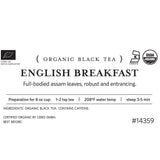Tea Forte Premium Loose Leaf Tea Blend, Resealable 1 Pound Bag, Makes 160-175 Cups, English Breakfast Tea