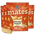 34 Degrees Mates Original Gouda Cheese Crisps - Light & Crispy Cheese Crisps | Gluten-Free, Low Calorie, Healthy Snack for Adults & Kids - 4 Pack