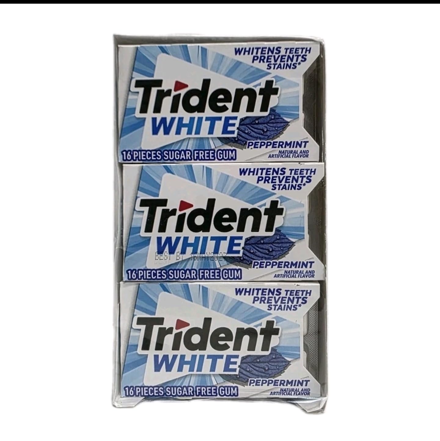Trident White Peppermint Sugar-Free Gum 16 pc
