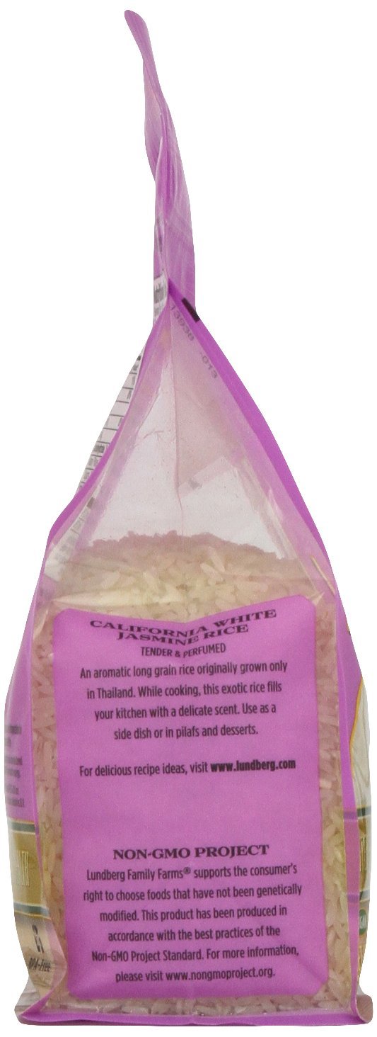California White Jasmine Rice 2 Pounds (Case of 6)