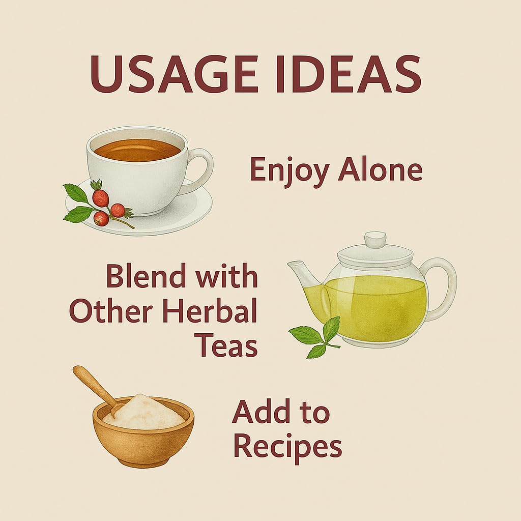 Blentolia Rosehip Tea - Whole Dried Rosehip in Tea Bags - Rich in Vitamin C & Antioxidants - Immune Support Herbal Tea - 30 Tea Bags